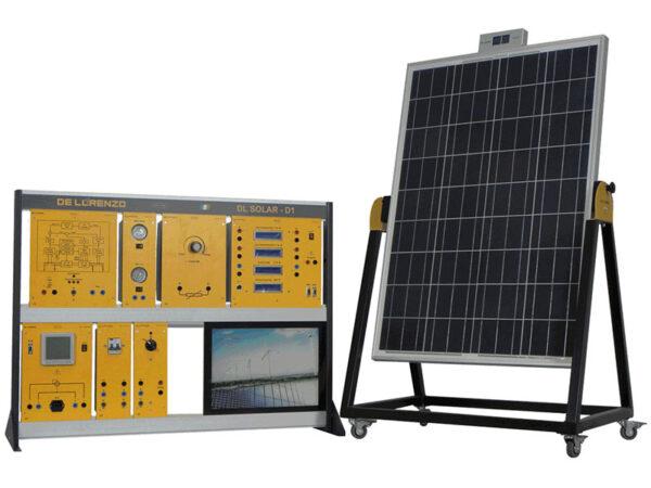 Solar Energy Modular Trainer With Connection To Mains